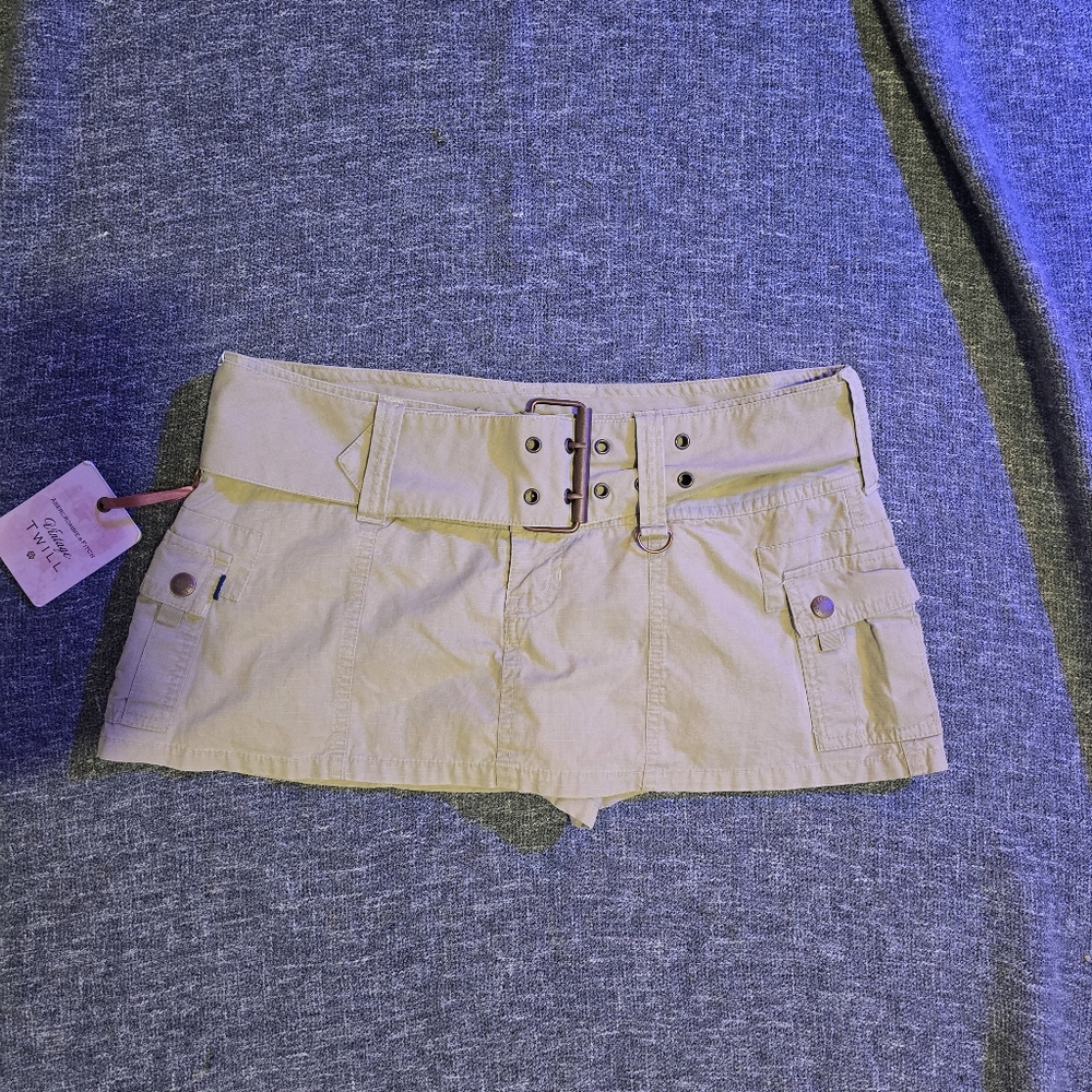 Vintage Y2k Cargo Mini Skirt
